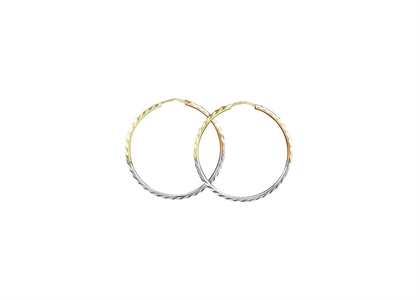 Tri Tone Plated | Fashion Earrings